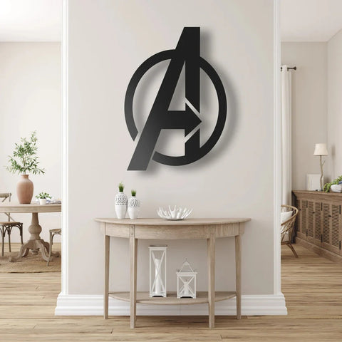 Alphabet Logo Metal Wall Art