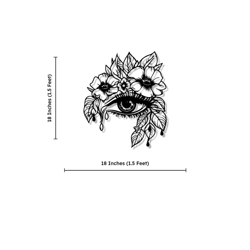  Blooming Eye Metal Wall Art