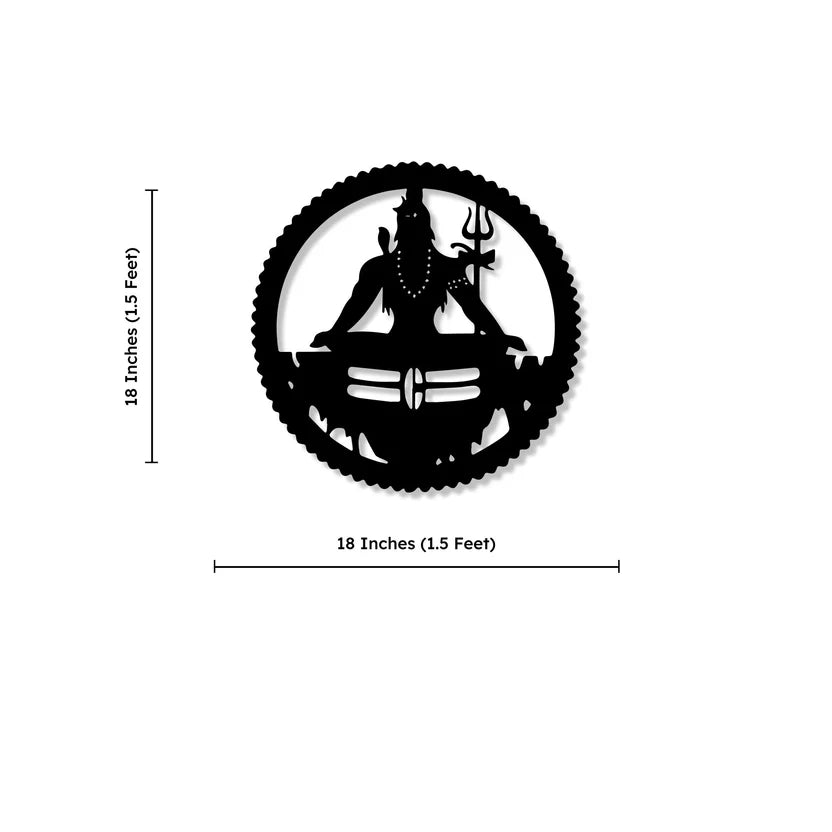 Mahadev Metal Wall Art 
