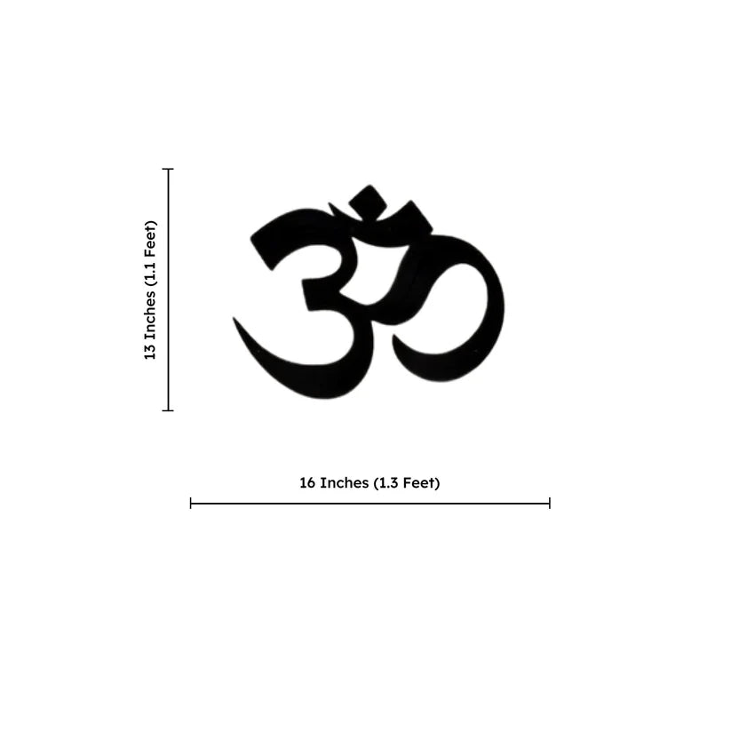 Om Symbol Metal Wall Art 