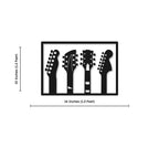  Guitar Silhouette Metal Wall Art