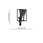Abstract Zebra Metal Wall Art