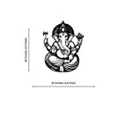Shree Ganesha Metal Wall Art Decor – Blessings & Prosperity Wall Hanging - Harshita Craft