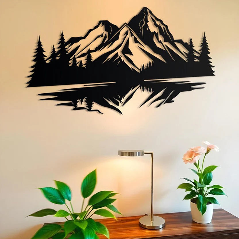  Mountain Landscape Metal Wall Art