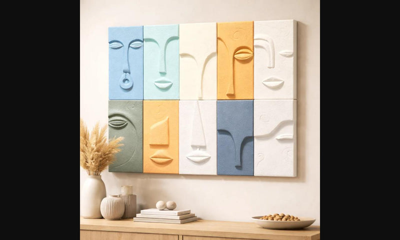  Geometric Face Wall Art