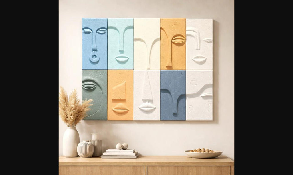  Geometric Face Wall Art