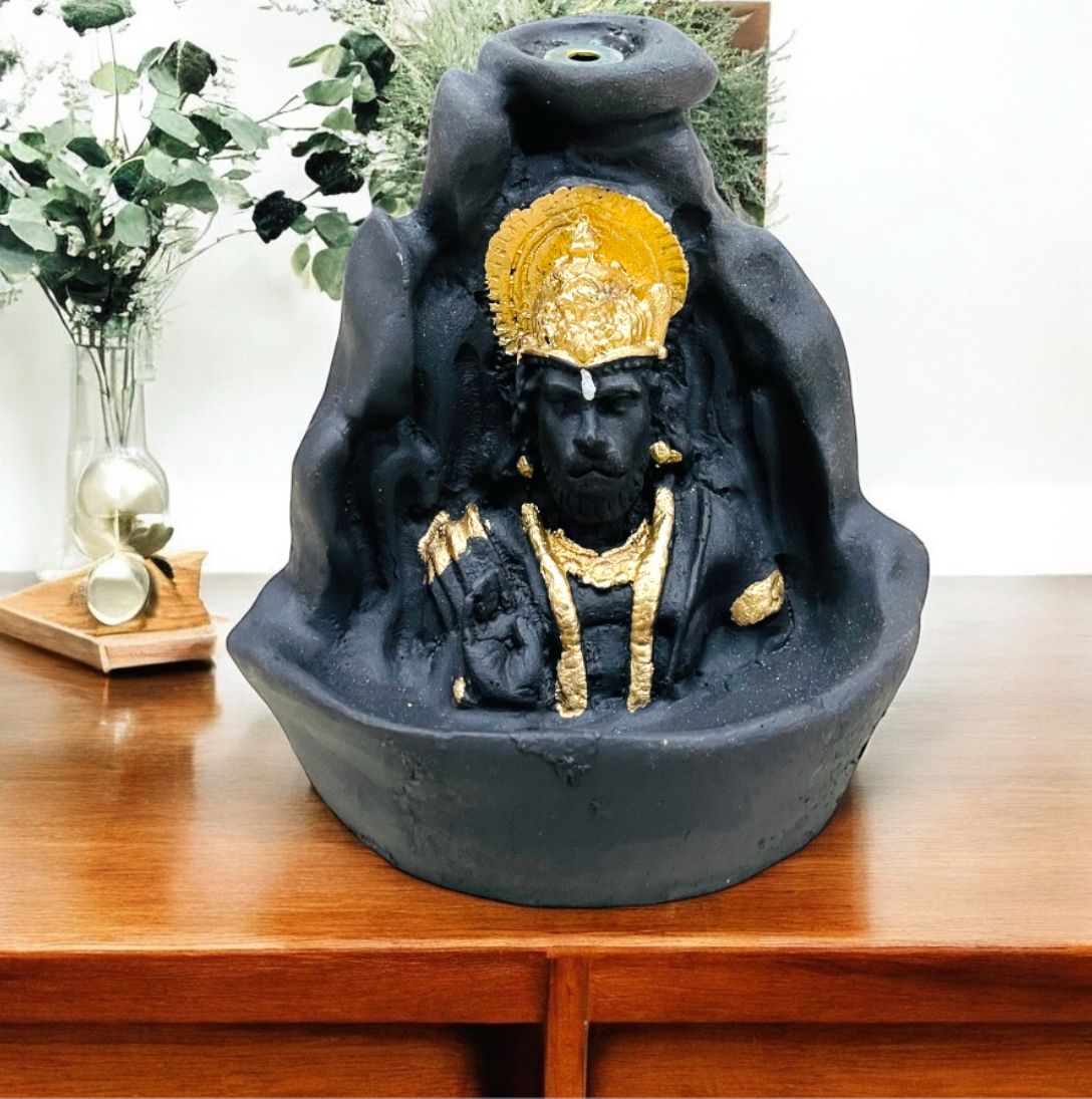 Lord Hanuman Idol Backflow Incense Holder