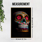 Decorative Skull Floating Canvas Wall Painting - Decor Mantra 