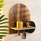 Arch Wall Key Holder with Shelf HARSHITA CRAFT