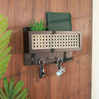 Rattan Key Holder & Wall Shelf HARSHITA CRAFT
