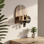 Arch Wall Key Holder with Shelf HARSHITA CRAFT