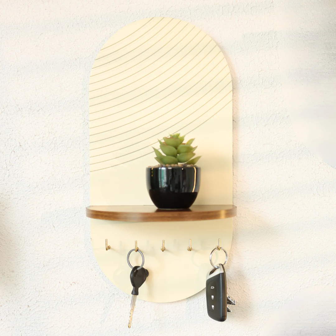 Arch Key Holder with Shelf HARSHITA CRAFT