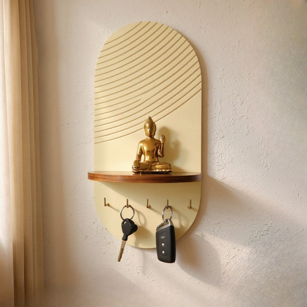 Arch Key Holder with Shelf HARSHITA CRAFT