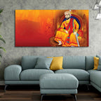 Indian Warrior Chhatrapati Shivaji Maharaj Wall Painting