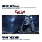 Lord Shiva with Moon on the Head Wall Painting - Decor Mantra 