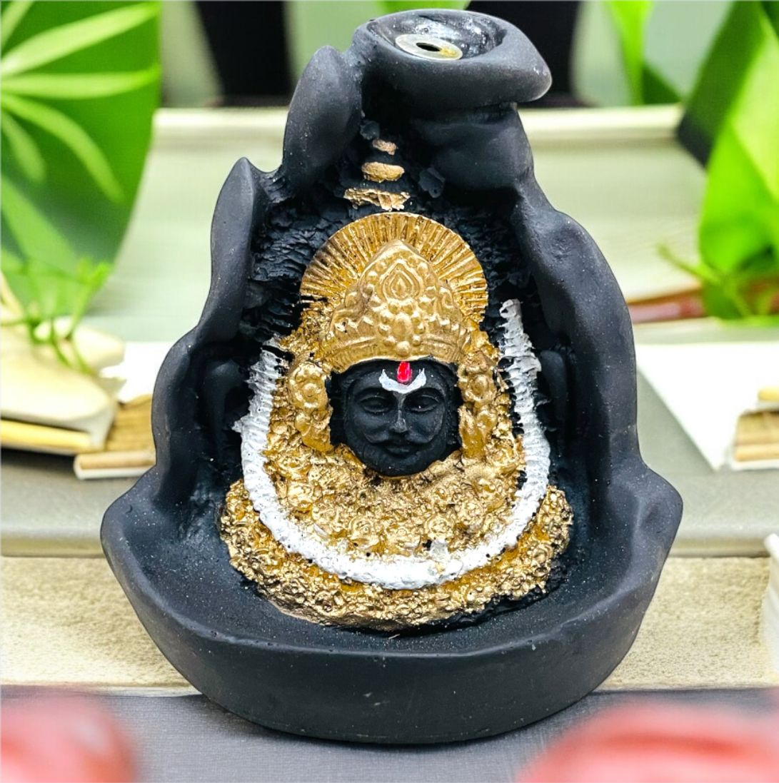 Khatu Shyam Backflow Incense Holder Showpiece