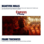 Lord Buddha Sculpture Premium Wall Painting Decor Mantra