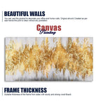 Luxurious Golden Pattern Premium Canvas Wall Painting Decor Mantra