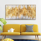Luxurious Golden Pattern Premium Canvas Wall Painting Decor Mantra