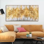 Luxurious Golden Pattern Premium Canvas Wall Painting Decor Mantra