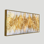 Luxurious Golden Pattern Premium Canvas Wall Painting Decor Mantra
