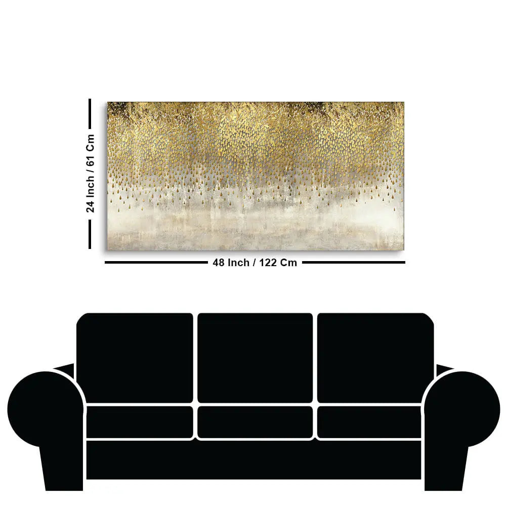 Luxurious Golden Pattern Premium Wall Painting Decor Mantra