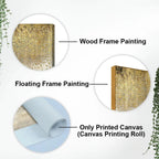 Luxurious Golden Pattern Premium Wall Painting Decor Mantra