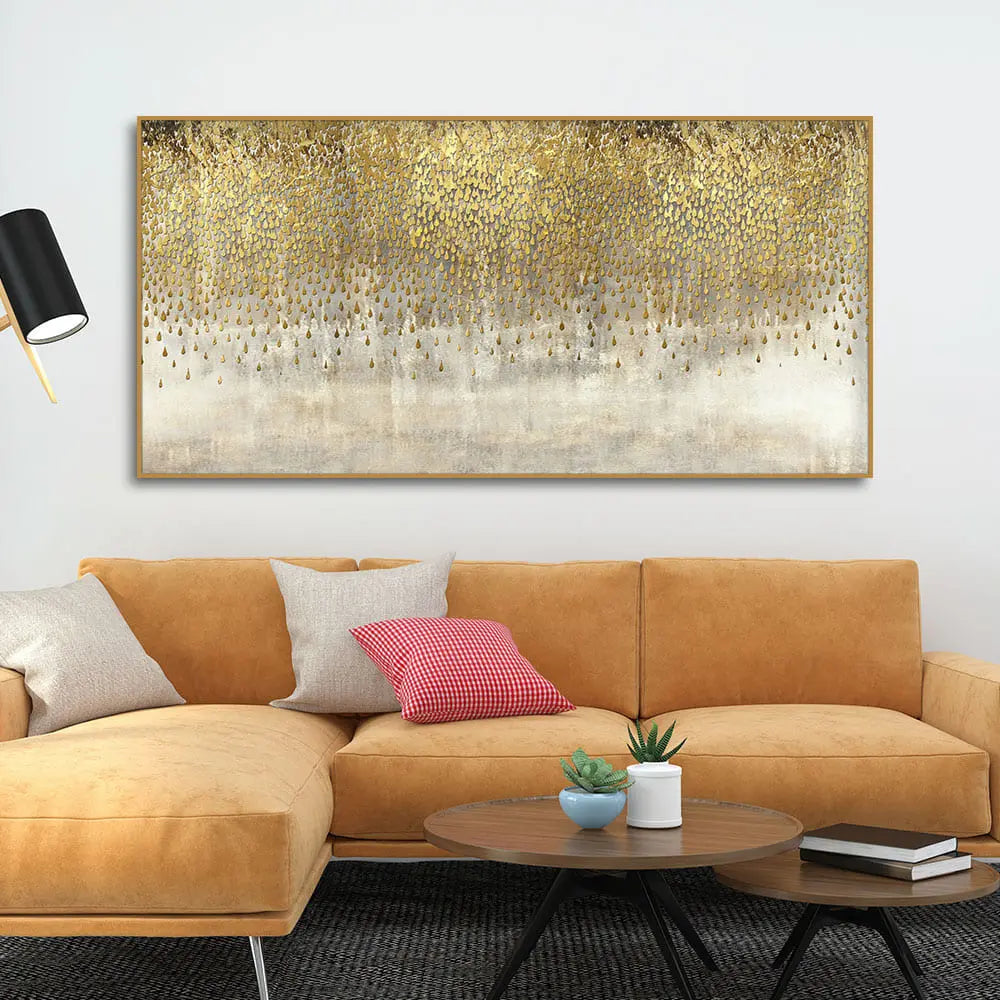 Luxurious Golden Pattern Premium Wall Painting Decor Mantra