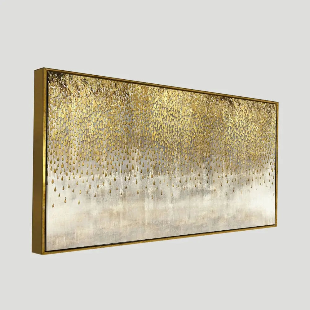 Luxurious Golden Pattern Premium Wall Painting Decor Mantra