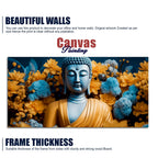 Meditating Buddha Monk Canvas Wall Painting
