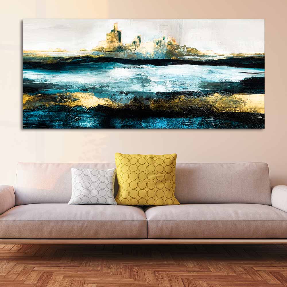 Modern Abstract Art Canvas Wall Painting Decor Mantra