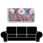Modern Abstract Art of Pink Rose Wall Painting