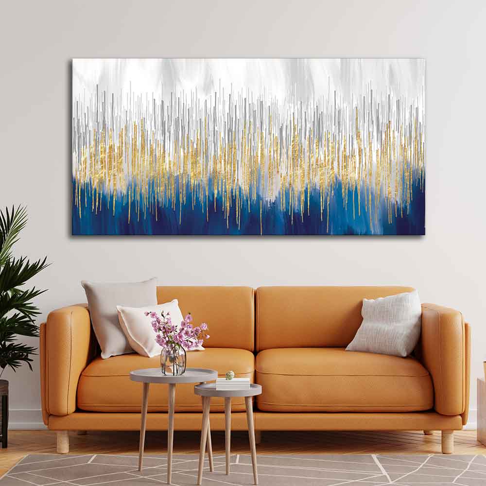 Modern Abstract Design Canvas Wall Painting Decor Mantra
