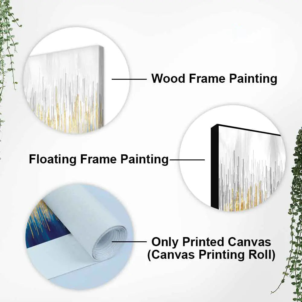 Modern Abstract Design Canvas Wall Painting Decor Mantra