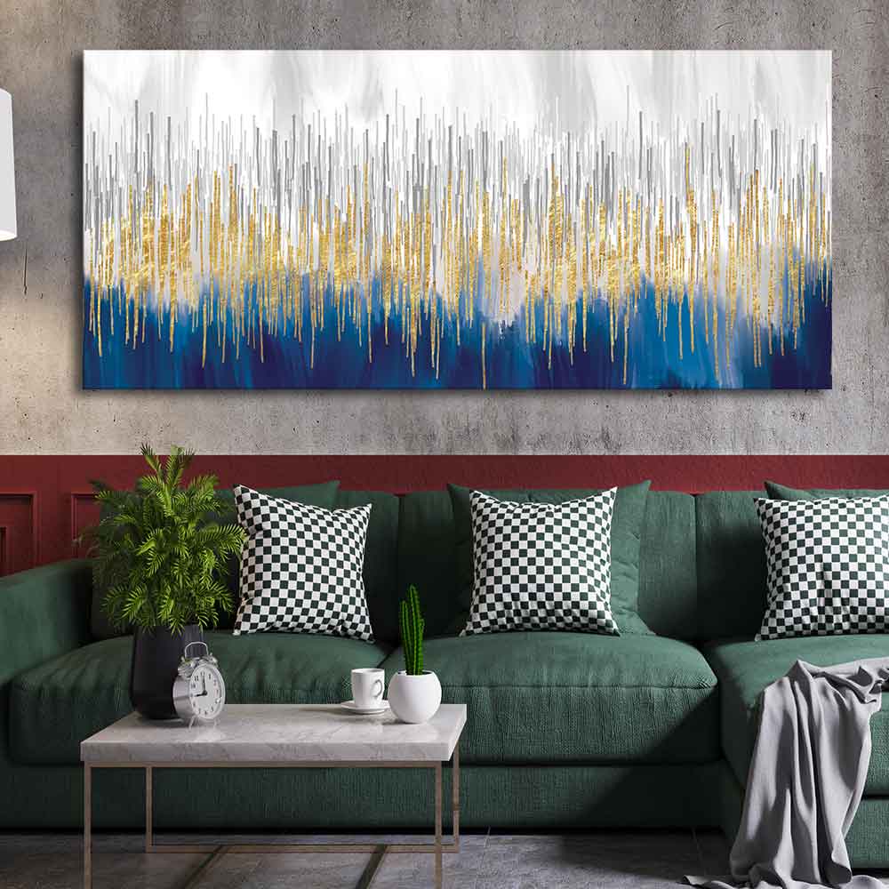 Modern Abstract Design Large Canvas Wall Painting Decor Mantra