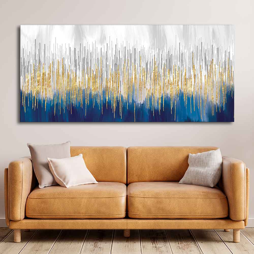 Modern Abstract Design Large Canvas Wall Painting Decor Mantra