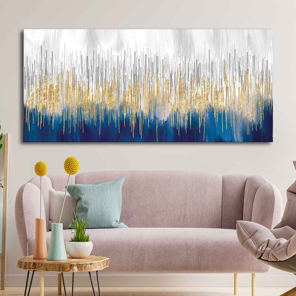 Modern Abstract Design Large Canvas Wall Painting Decor Mantra