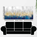 Modern Abstract Design Large Canvas Wall Painting Decor Mantra