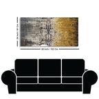 Gold design wall painting