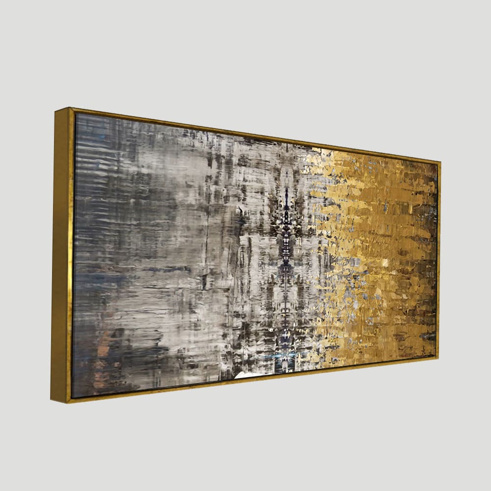 Abstract canvas painting