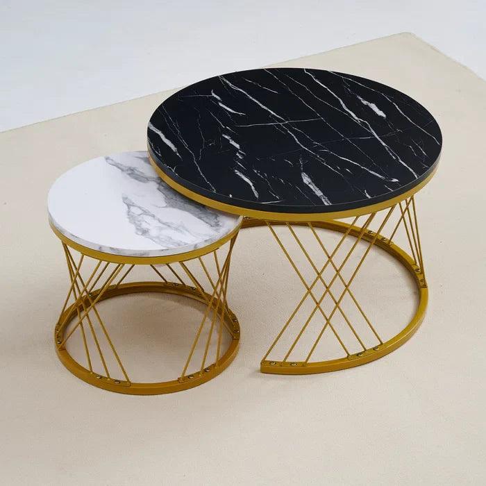 Modern Minimalist Stylish Nesting Coffee Table - Decor Mantra 