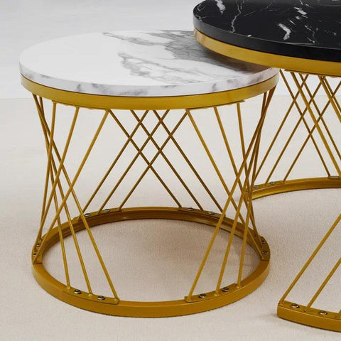 Modern Minimalist Stylish Nesting Coffee Table - Decor Mantra 