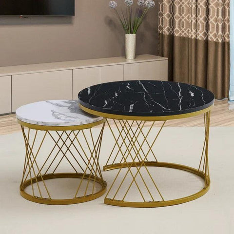 Modern Minimalist Stylish Nesting Coffee Table - Decor Mantra 
