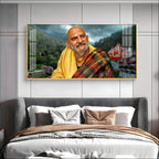 Neem Karoli Baba Ji Premium Acrylic Horizontal Wall Art