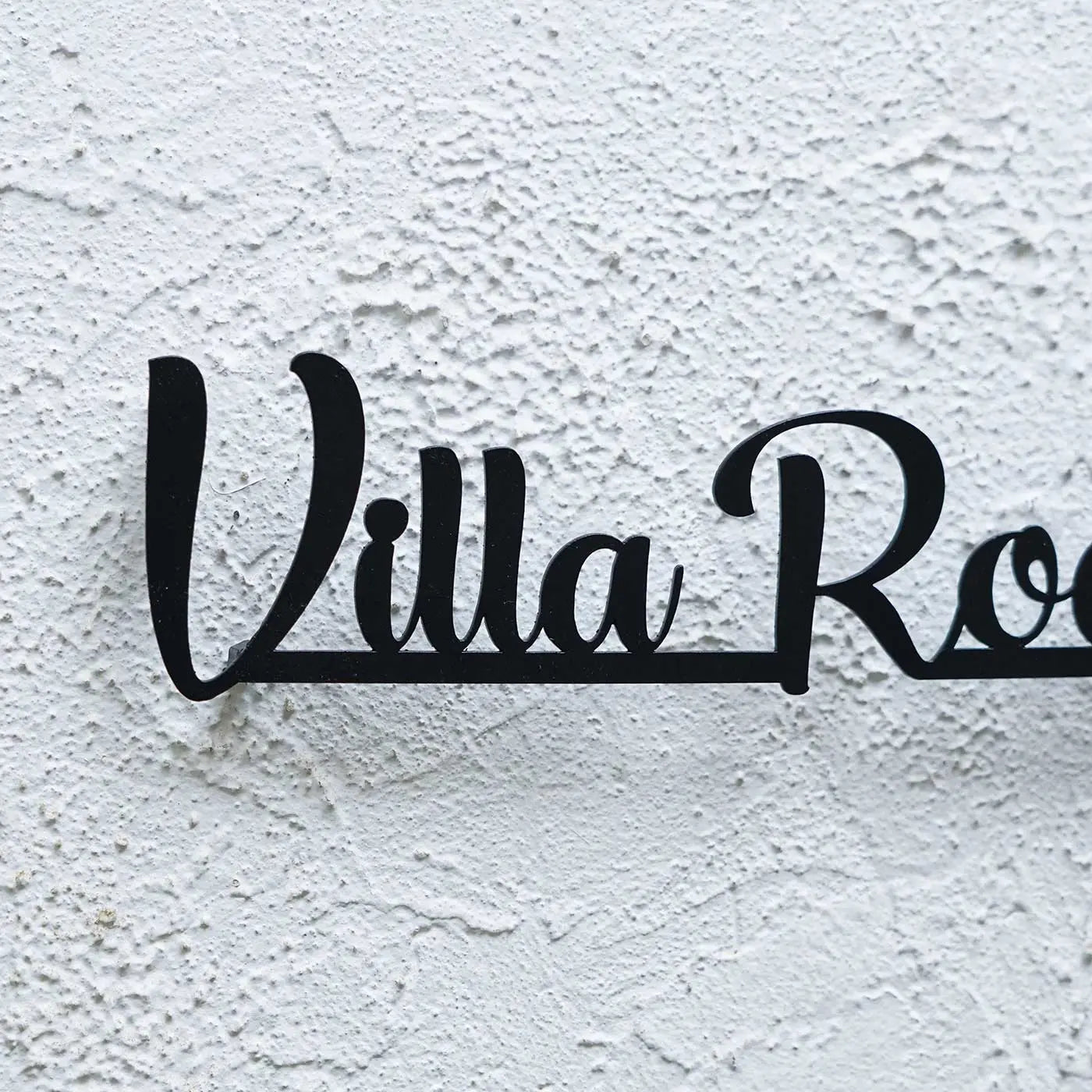 Personalized Weatherproof Modern Metal Cut Out Name Plate for Home & Outdoor - Harshita Craft