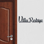 Personalized Weatherproof Modern Metal Cut Out Name Plate for Home & Outdoor - Harshita Craft