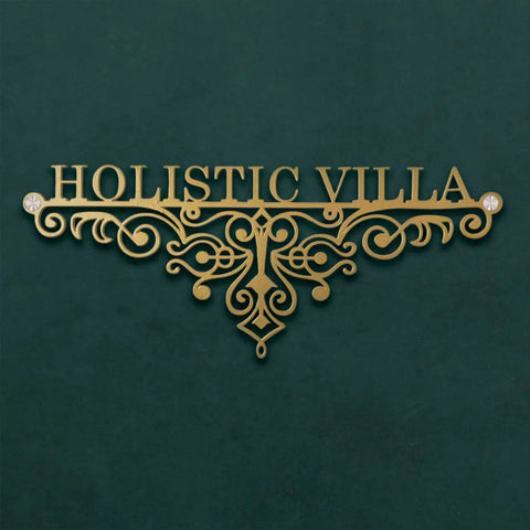 Personalized Metal Name Plate for Home – Weatherproof Mild Steel Name Plate for Villa & House Entrance