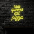 Real Queens Eat Pizza Neon Sign – LED Neon Light 