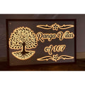Stylish Personalized 3D Embossed Letters LED Acrylic Name Plate for Home