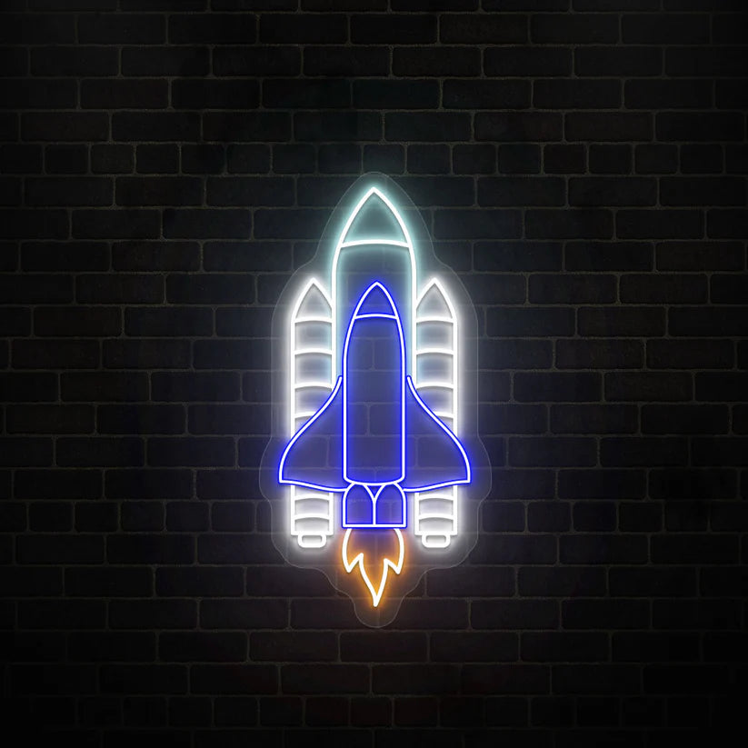 Space Rocket LED Neon Light 